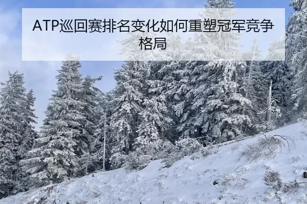 ATP巡回赛排名变化如何重塑冠军竞争格局